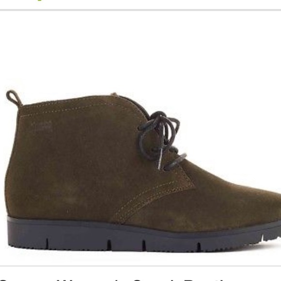 olive booties - Picture 1 of 4